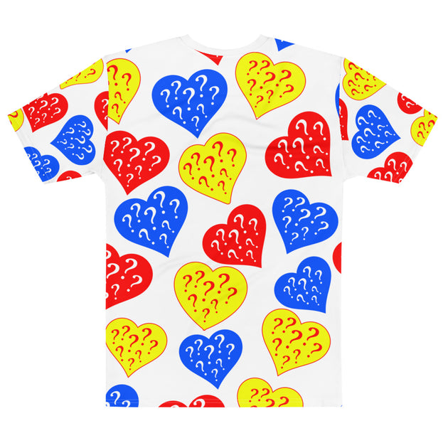 Heart White Men's T-shirt – Lesko Clothes