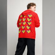 Hearts Red Men’s windbreaker