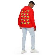 Hearts Red Men’s windbreaker