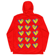 Hearts Red Men’s windbreaker