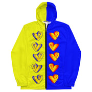 Hearts Two Tone Men’s windbreaker