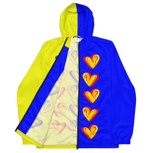 Hearts Two Tone Men’s windbreaker