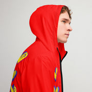 Hearts Red Men’s windbreaker