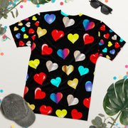 Love Heart Black Men's T-shirt
