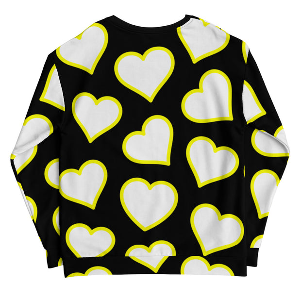 Heart Black Men's Sweatshirt