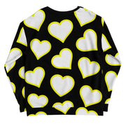 Heart Black Women's Sweatshirt