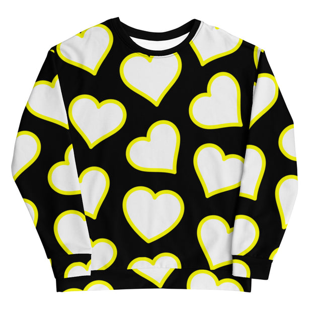 Heart Black Men's Sweatshirt