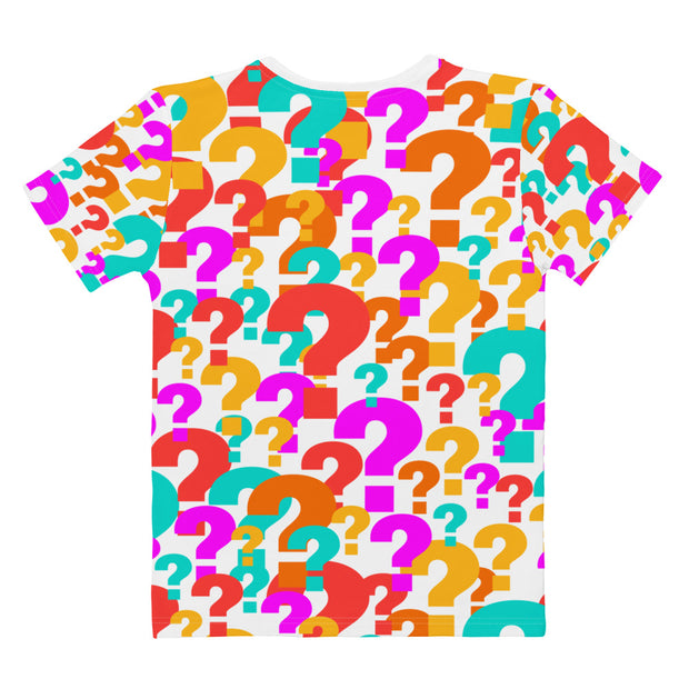 Question Mark White Women's T-shirt