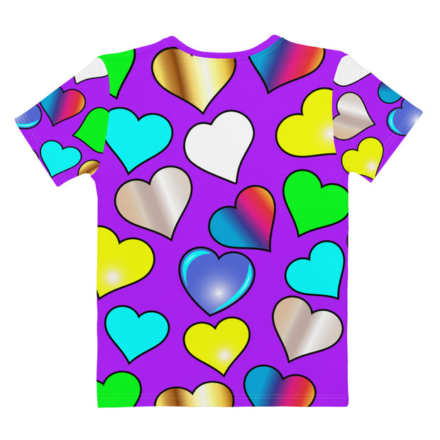 Heart Purple Women's T-shirt
