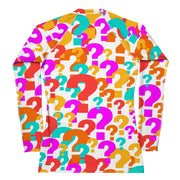 Question Mark White Women's Long Sleeves